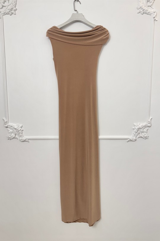 Robes de soirée Femme Kaki Lautinel R75535 Efashion Paris
