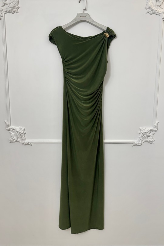 Robes de soirée Femme Kaki Lautinel R75535 Efashion Paris
