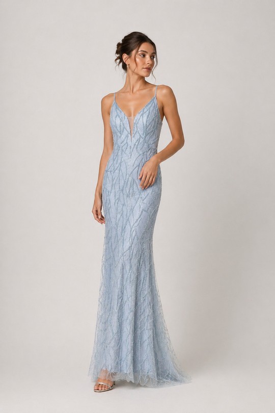 Robes de soirée Femme Blanc Lautinel R8354 Efashion Paris