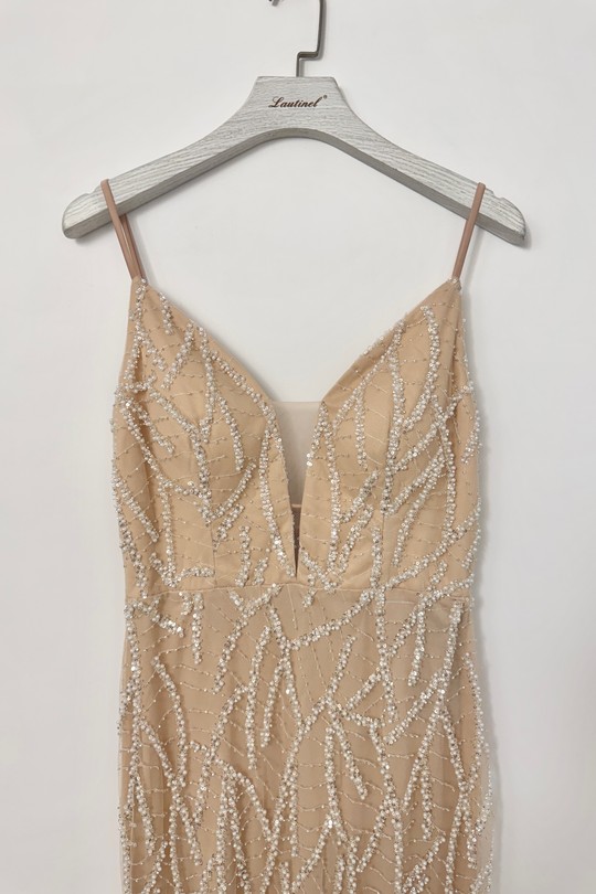 Robes de soirée Femme Blanc Lautinel R8354 Efashion Paris