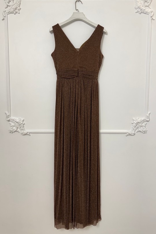 Robes de soirée Femme Chocolat Lautinel R8339 Efashion Paris