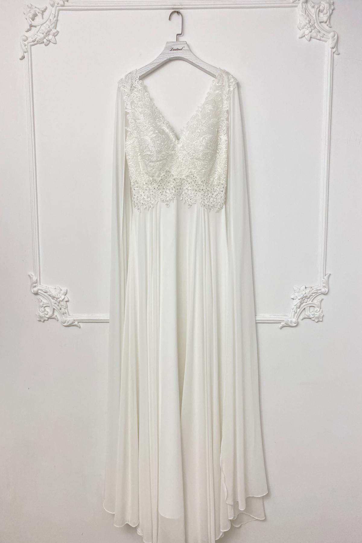 Robes de soirée Femme Blanc Lautinel R8302 #c Efashion Paris