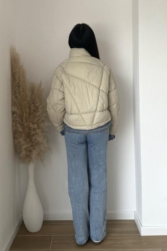 Doudounes Femme Beige KOOLOOK  W117 Efashion Paris
