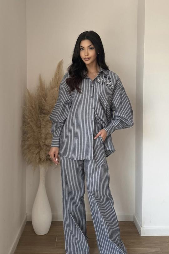 Completi Donna Marine blue KOOLOOK  PF369 Efashion Paris