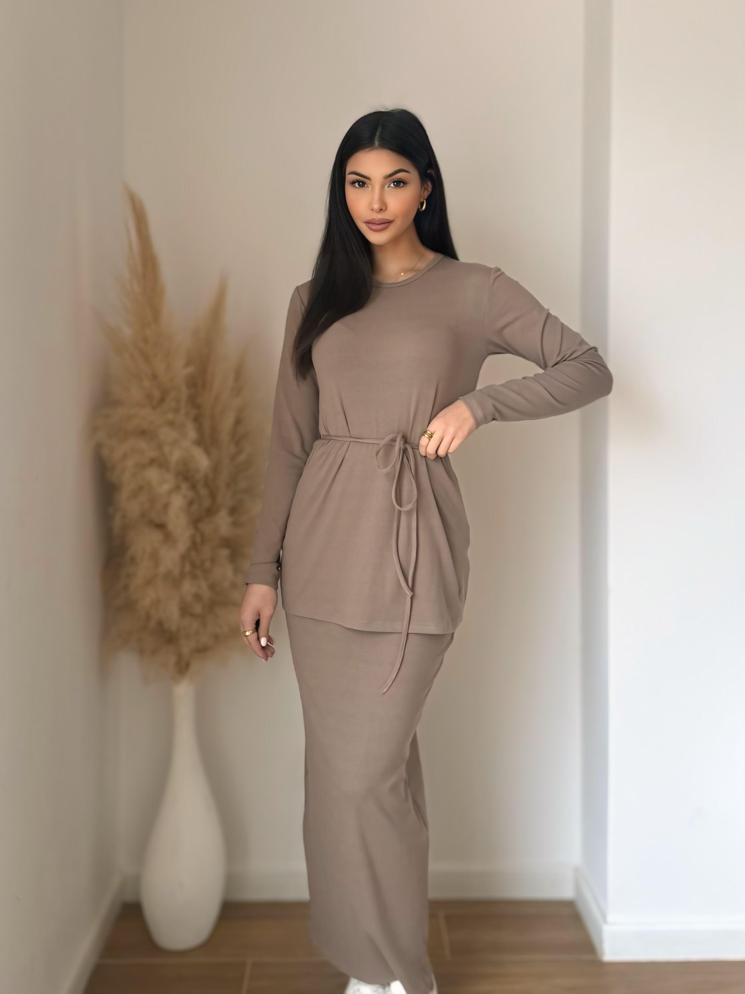 Ensembles Femme Taupe KOOLOOK  2440-1 #c Efashion Paris