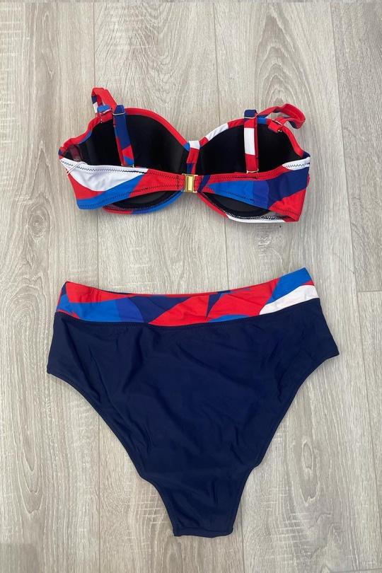 Deux pièces Femme Couleurs mélangées Suntex M8305 Efashion Paris