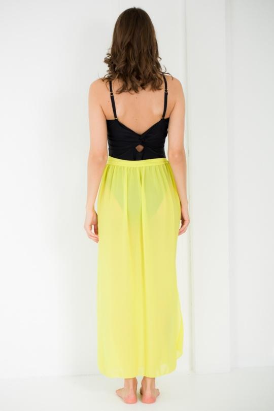 Vêtements de plage Femme Jaune fluo Suntex HS303  Efashion Paris