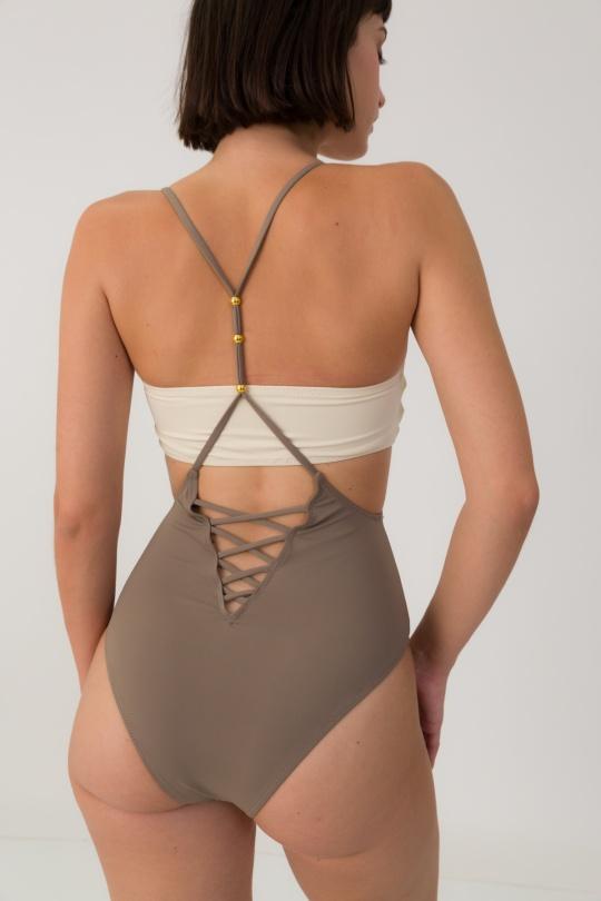 Deux pièces Femme Beige Suntex HWD618 Efashion Paris