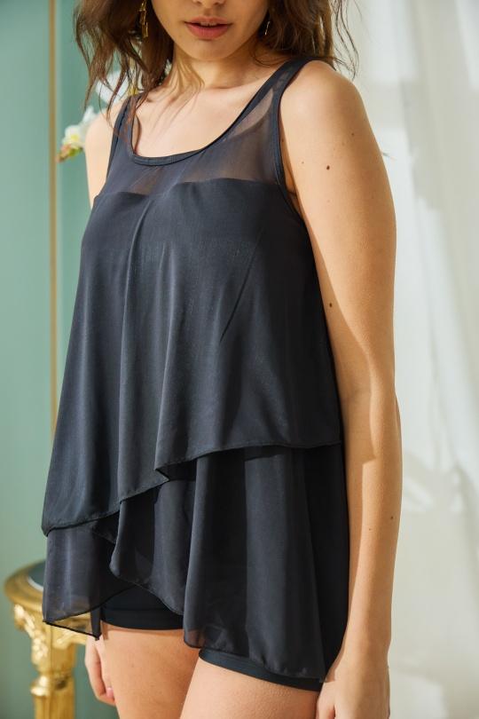 Deux pièces Femme Couleurs mélangées Suntex VY8157 Efashion Paris