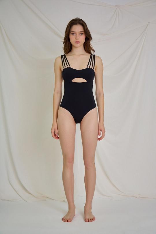 Une pièce Femme Noir Suntex AF-2410C Efashion Paris