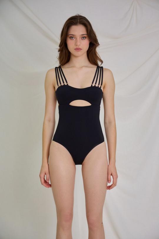 Une pièce Femme Noir Suntex AF-2410C Efashion Paris