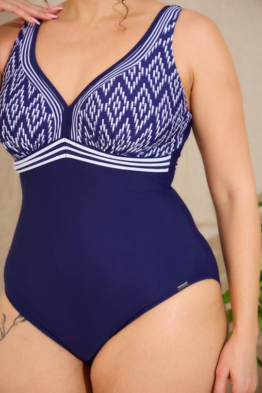 Une pièce Femme Couleurs mélangées Suntex VS46-2133 Efashion Paris