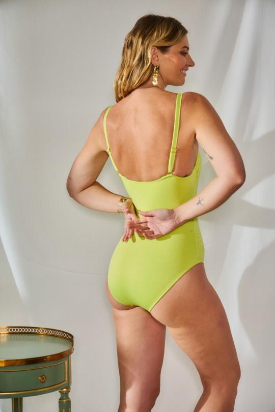 Une pièce Femme Couleurs mélangées Suntex VY8147 Efashion Paris