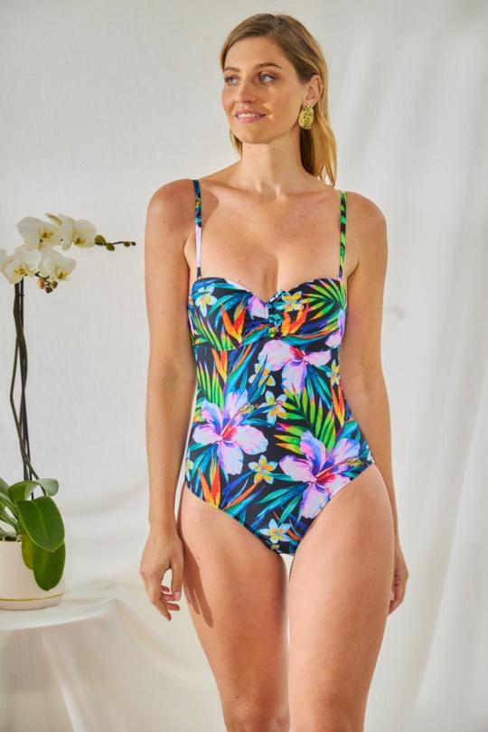 Une pièce Femme Blanc Suntex VH3818 Efashion Paris