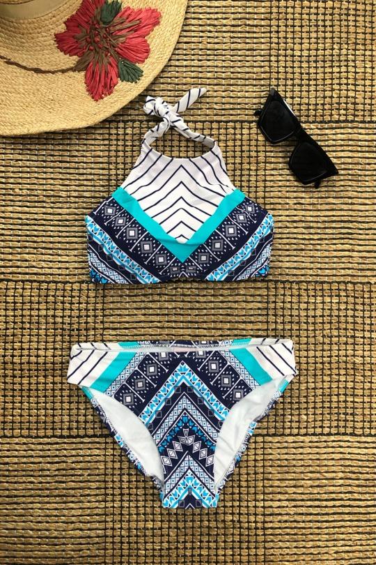 Deux pièces Femme Couleurs mélangées Suntex W1936 Efashion Paris