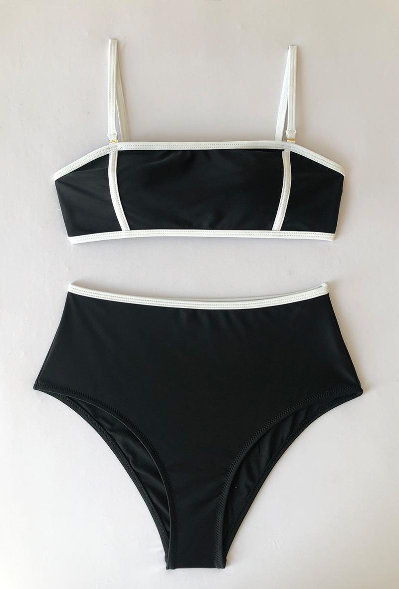 Deux pièces Femme Noir Suntex HM119 #c Efashion Paris