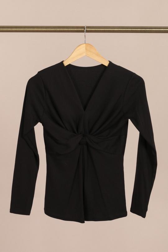 T-shirts Women Black LOCYVI 2265 Efashion Paris