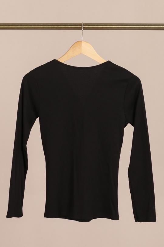 T-shirts Women Black LOCYVI 2265 Efashion Paris