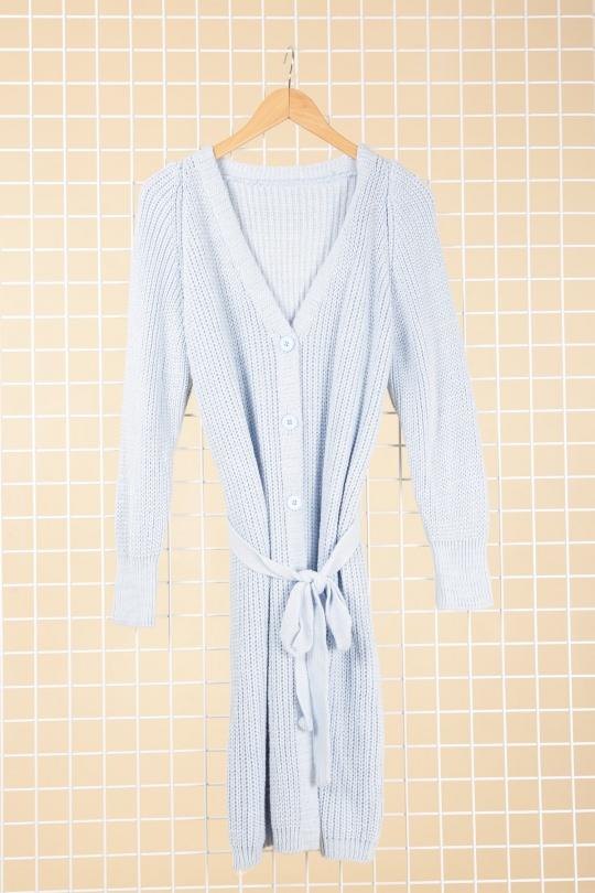 Cardigans Women Sky blue LOCYVI 5723 Efashion Paris