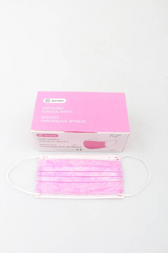 Masques Accessoires Rose AJ MODA MASQUE MEDICAL TYPE IIR EN ROSE Efashion Paris