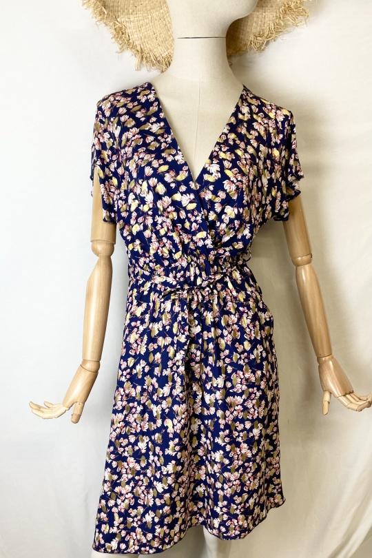 Vestidos cortos Mujer Navy blue Catherine S ROBE CACHE COEUR COURTE Efashion Paris