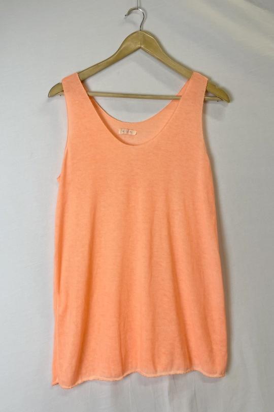 Débardeurs Femme Corail fluo Catherine S 080 DEBARDEUR Efashion Paris