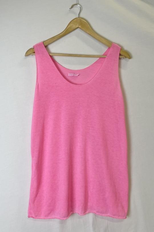 Débardeurs Femme Corail fluo Catherine S 080 DEBARDEUR Efashion Paris