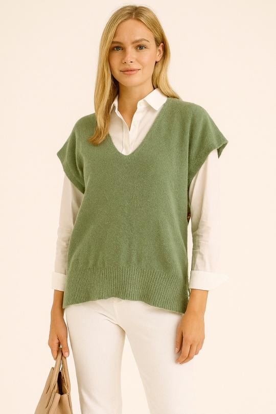 Pulls Femme Kaki clair Catherine S ALP CARLA Efashion Paris
