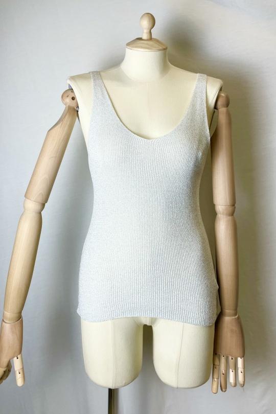 Camisetas sin mangas Mujer Brazil green Catherine S LUREX DEBARDEURS Efashion Paris