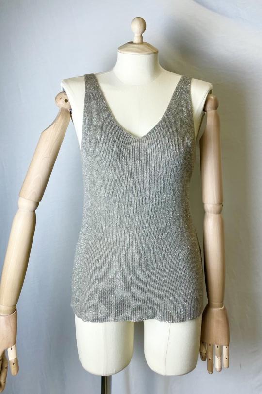 Camisetas sin mangas Mujer Brazil green Catherine S LUREX DEBARDEURS Efashion Paris