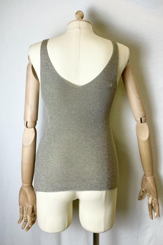 Camisetas sin mangas Mujer Brazil green Catherine S LUREX DEBARDEURS Efashion Paris