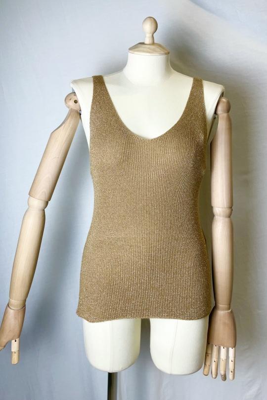 Camisetas sin mangas Mujer Brazil green Catherine S LUREX DEBARDEURS Efashion Paris