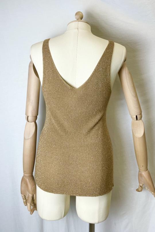 Camisetas sin mangas Mujer Brazil green Catherine S LUREX DEBARDEURS Efashion Paris