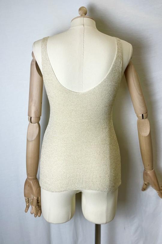 Camisetas sin mangas Mujer Brazil green Catherine S LUREX DEBARDEURS Efashion Paris