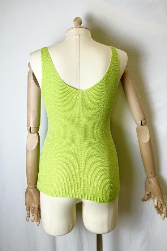 Camisetas sin mangas Mujer Brazil green Catherine S LUREX DEBARDEURS Efashion Paris