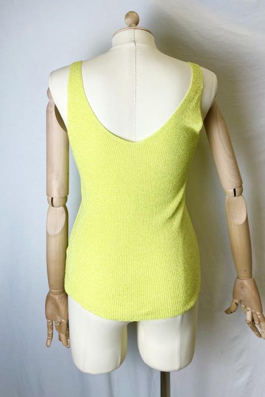 Camisetas sin mangas Mujer Brazil green Catherine S LUREX DEBARDEURS Efashion Paris