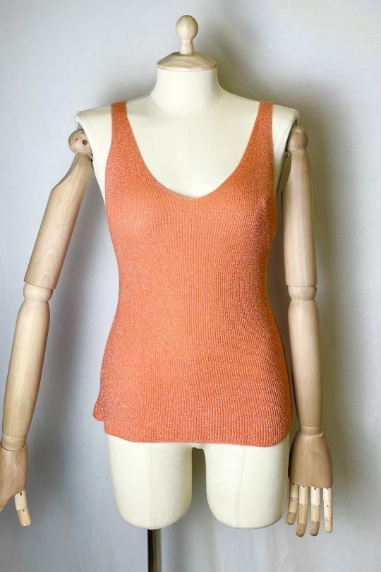 Camisetas sin mangas Mujer Brazil green Catherine S LUREX DEBARDEURS Efashion Paris