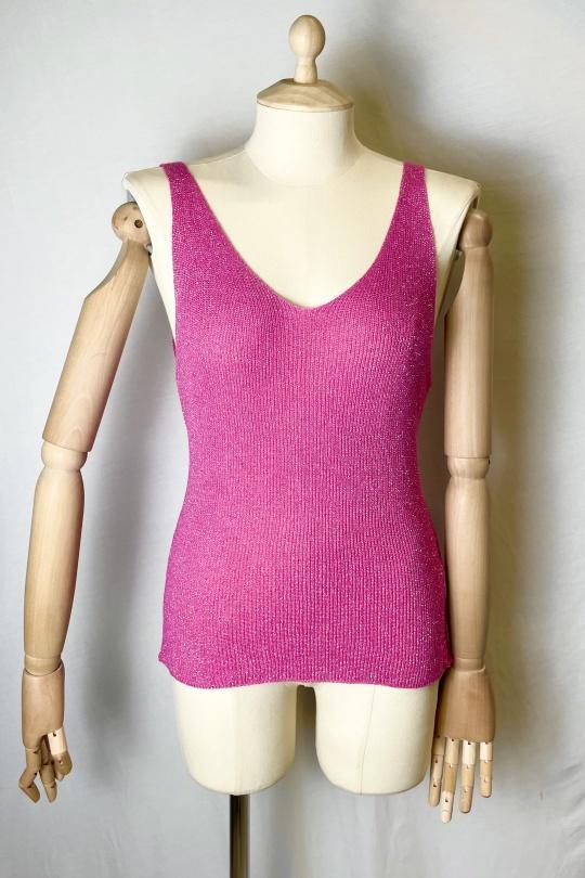 Camisetas sin mangas Mujer Brazil green Catherine S LUREX DEBARDEURS Efashion Paris