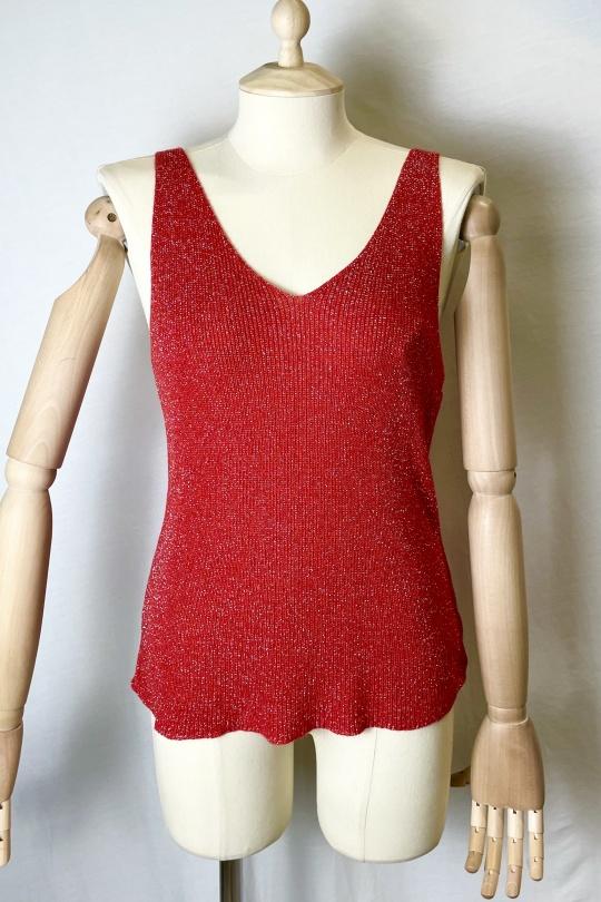 Camisetas sin mangas Mujer Brazil green Catherine S LUREX DEBARDEURS Efashion Paris