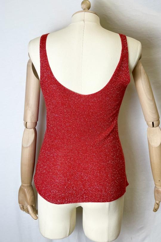 Camisetas sin mangas Mujer Brazil green Catherine S LUREX DEBARDEURS Efashion Paris