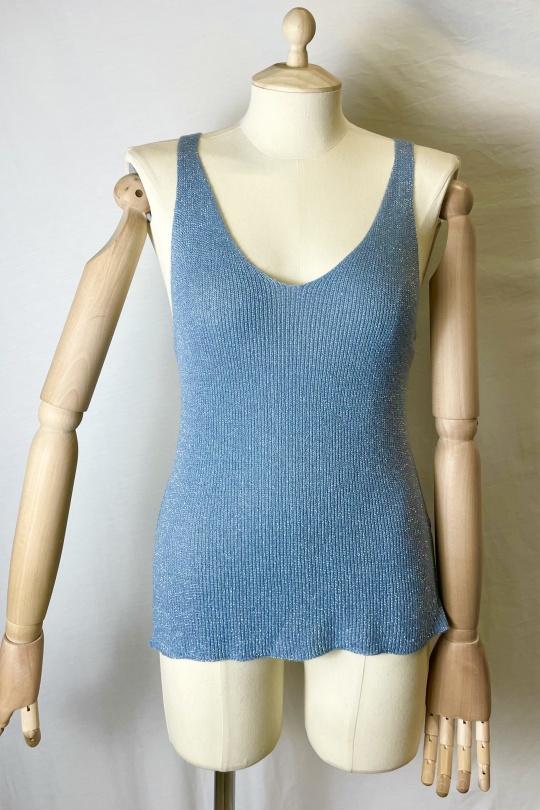 Camisetas sin mangas Mujer Brazil green Catherine S LUREX DEBARDEURS Efashion Paris