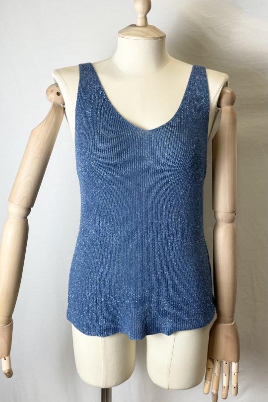 Camisetas sin mangas Mujer Brazil green Catherine S LUREX DEBARDEURS Efashion Paris