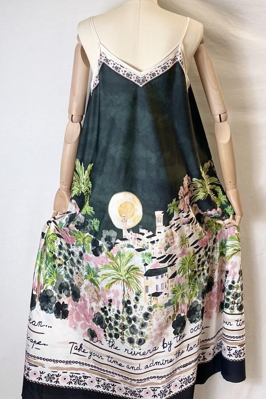 Robes longues Femme Rose Clair Catherine S 1001 RIVIERA MAXI DRESS Efashion Paris