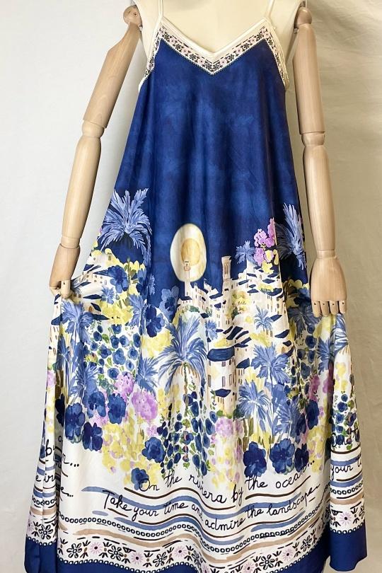 Robes longues Femme Rose Clair Catherine S 1001 RIVIERA MAXI DRESS Efashion Paris