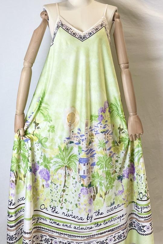 Robes longues Femme Rose Clair Catherine S 1001 RIVIERA MAXI DRESS Efashion Paris