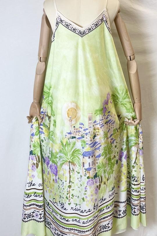 Robes longues Femme Rose Clair Catherine S 1001 RIVIERA MAXI DRESS Efashion Paris