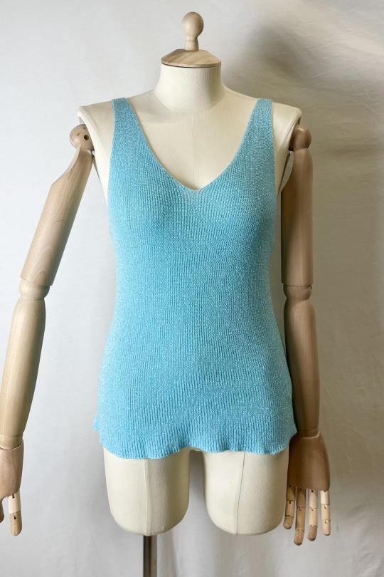 Camisetas sin mangas Mujer Brazil green Catherine S LUREX DEBARDEURS Efashion Paris