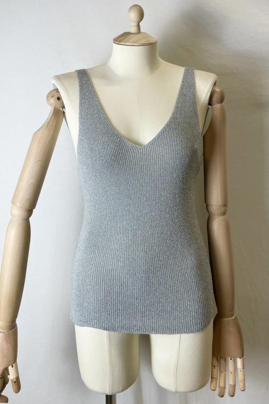 Camisetas sin mangas Mujer Brazil green Catherine S LUREX DEBARDEURS Efashion Paris