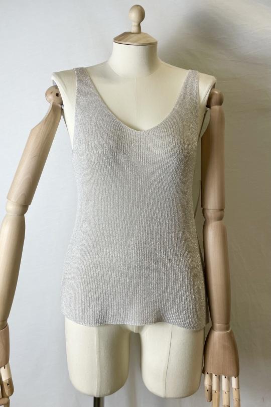 Camisetas sin mangas Mujer Brazil green Catherine S LUREX DEBARDEURS Efashion Paris