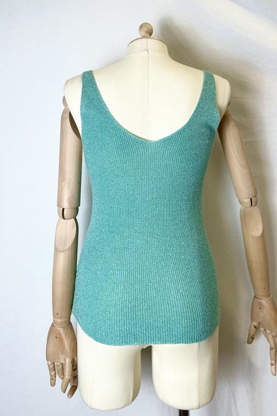 Camisetas sin mangas Mujer Brazil green Catherine S LUREX DEBARDEURS Efashion Paris